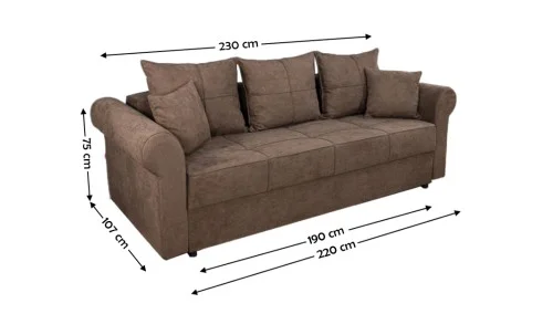 Canapea Extensibilă Elsa Bonell Max, Maro
