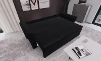 Canapea Extensibilă Elsa Mini, Negru 3