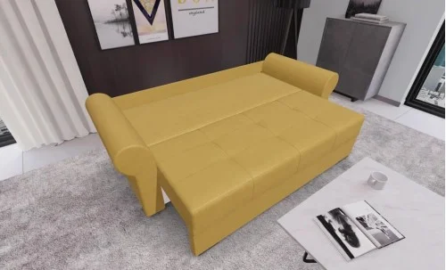 Canapea Extensibilă Elsa Mini, Mustar