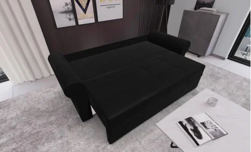 Canapea Extensibilă Elsa Mini, Negru