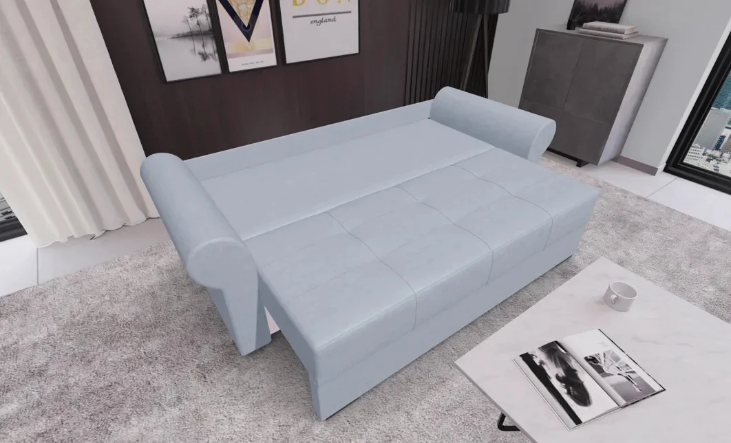 Canapea Extensibilă Elsa Mini, Argintiu 3