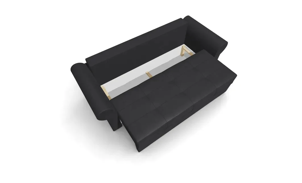 Canapea Extensibilă Elsa Mini, Gri carbune 4
