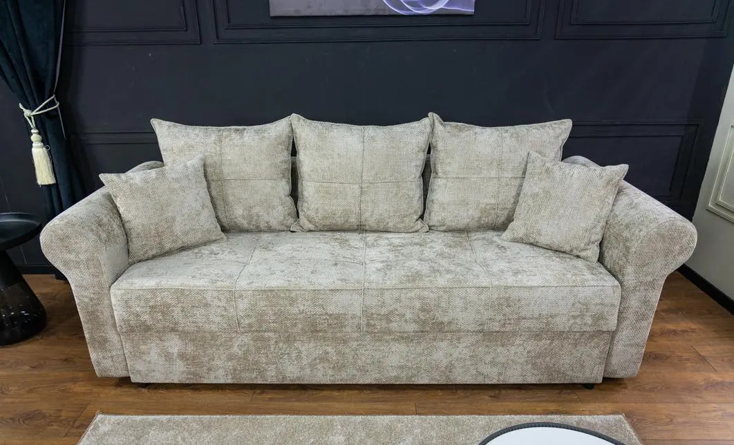 Canapea Extensibilă Elsa Bonell Max, Bej 4