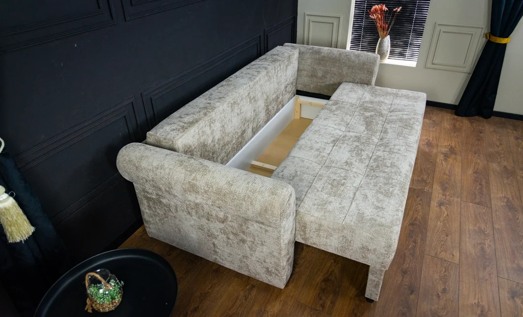 Canapea Extensibilă Elsa Memory Mini, Bej 10