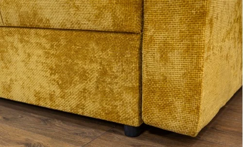 Canapea Extensibilă Elsa Memory Mini, Mustar
