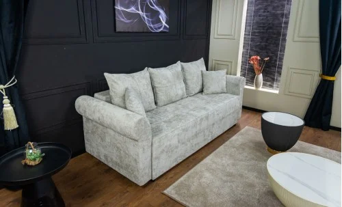 Canapea Extensibilă Elsa Bonell Max, Gri Deschis