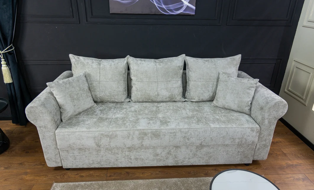 Canapea Extensibilă Elsa Bonell Max, Gri Deschis