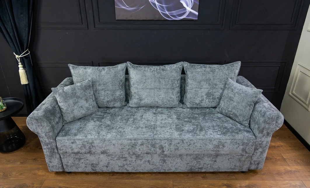 Canapea Extensibilă Elsa Memory Mini, Gri albastrui