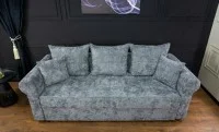 Canapea Extensibilă Elsa Memory Mini, Gri albastrui