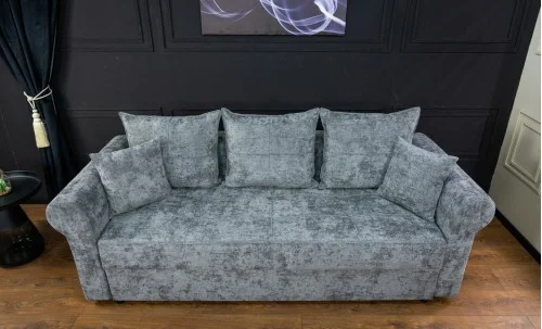 Canapea Extensibilă Elsa Memory Mini, Gri albastrui
