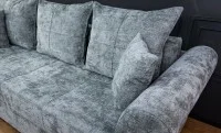 Canapea Extensibilă Elsa Memory Mini, Gri albastrui