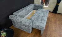 Canapea Extensibilă Elsa Memory Mini, Gri albastrui 3