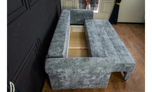 Canapea Extensibilă Elsa Memory Mini, Gri albastrui