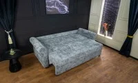 Canapea Extensibilă Elsa Memory Mini, Gri albastrui 5