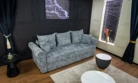 Canapea Extensibilă Elsa Memory Mini, Gri albastrui 8