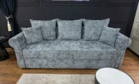 Canapea Extensibilă Elsa Memory Mini, Gri albastrui 10