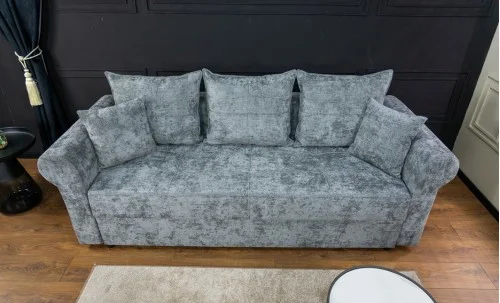 Canapea Extensibilă Elsa Memory Mini, Gri albastrui