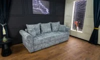 Canapea Extensibilă Elsa Memory Mini, Gri albastrui