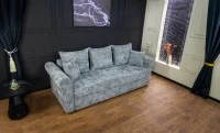 Canapea Extensibilă Elsa Memory Mini, Gri albastrui
