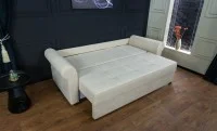 Canapea Extensibilă Elsa Memory Mini, Bej