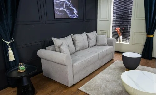 Canapea Extensibilă Elsa Memory Max, Bej inchis