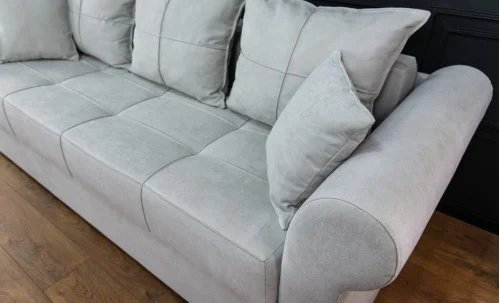 Canapea Extensibilă Elsa Memory Mini, Gri deschis