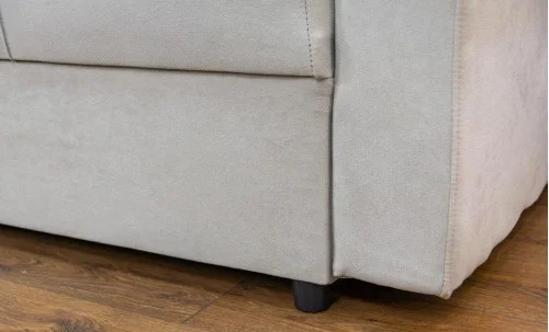 Canapea Extensibilă Elsa Memory Mini, Gri deschis