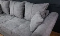Canapea Extensibilă Elsa Memory Mini, Gri inchis