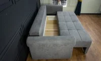 Canapea Extensibilă Elsa Memory Mini, Gri inchis
