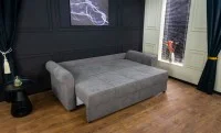 Canapea Extensibilă Elsa Memory Mini, Gri inchis