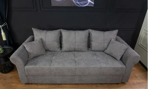 Canapea Extensibilă Elsa Memory Mini, Gri inchis
