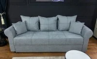 Canapea Extensibilă Elsa Memory Mini, Gri albastrui