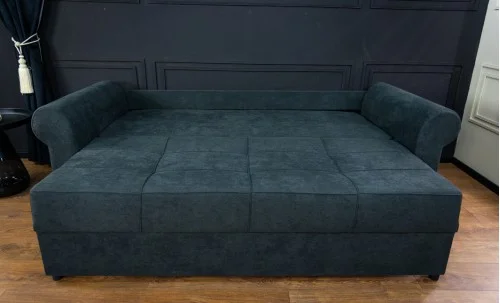 Canapea Extensibilă Elsa Memory Mini, Gri inchis