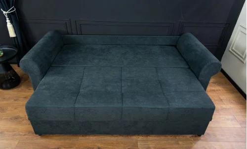 Canapea Extensibilă Elsa Memory Mini, Gri inchis