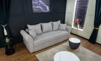 Canapea Extensibilă Elsa Memory Mini, Bej inchis