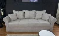Canapea Extensibilă Elsa Memory Mini, Bej inchis