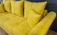 Canapea Extensibilă Elsa Memory Mini, Mustar
