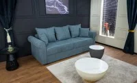 Canapea Extensibilă Elsa Memory Max, Gri antracit 3