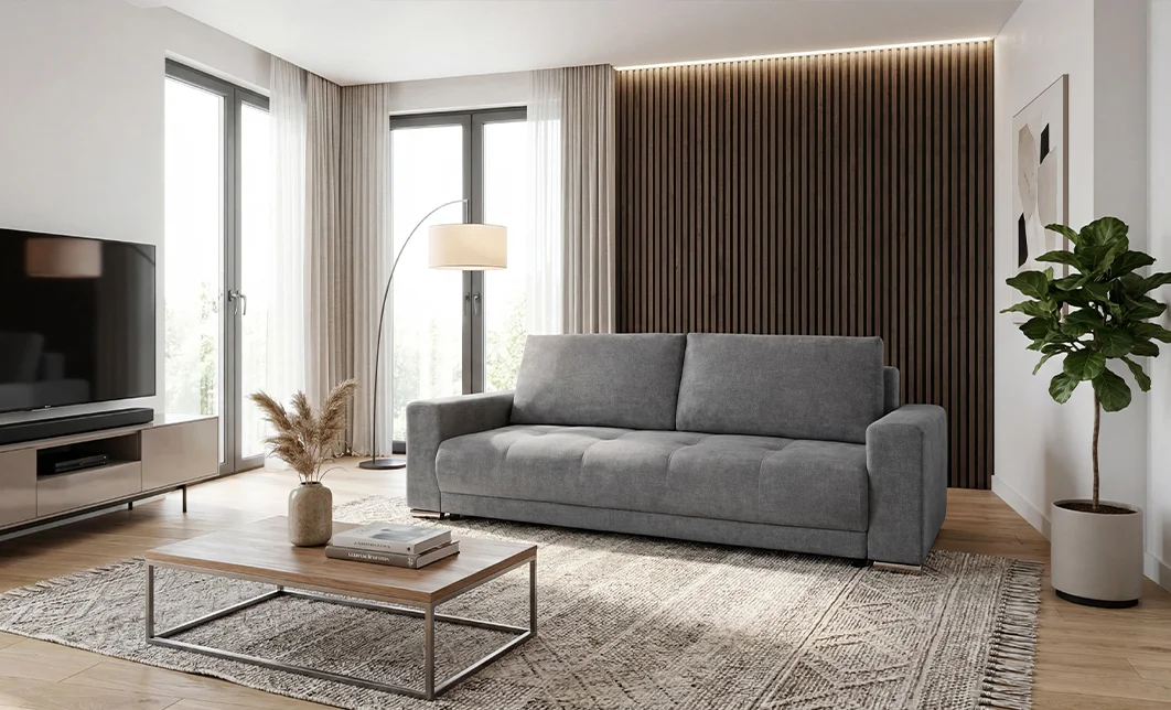 Canapea Extensibilă Azurro, Gri 5