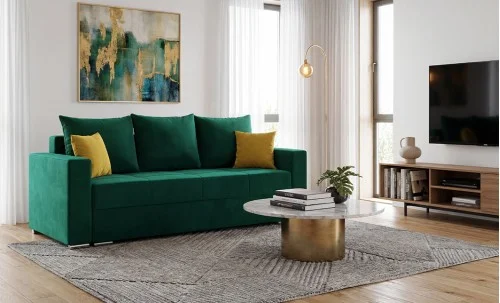 Canapea Extensibilă Claudia Bonell Max, Verde