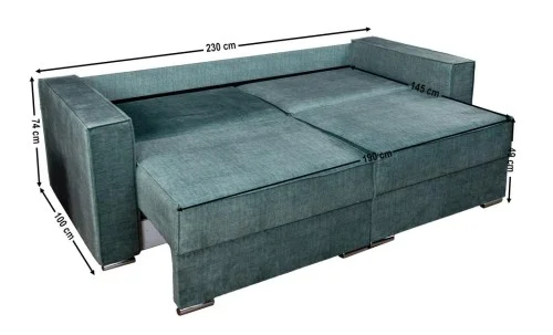 Canapea Extensibilă Inna Memory, Verde