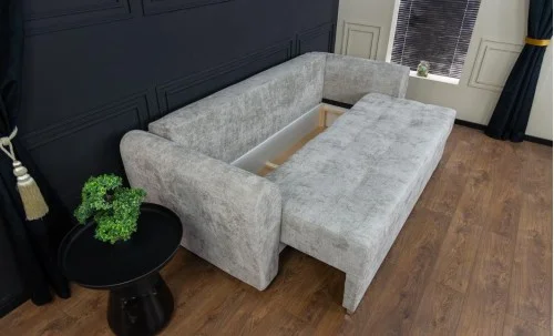 Canapea Extensibilă Lacrima Bonell Mini, Gri deschis