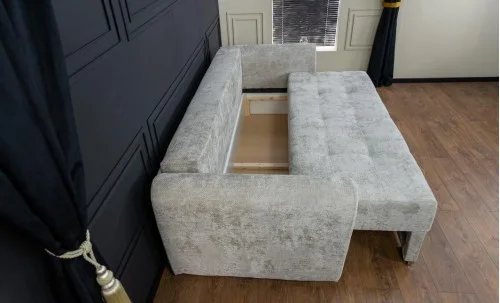 Canapea Extensibilă Lacrima Bonell Mini, Gri deschis
