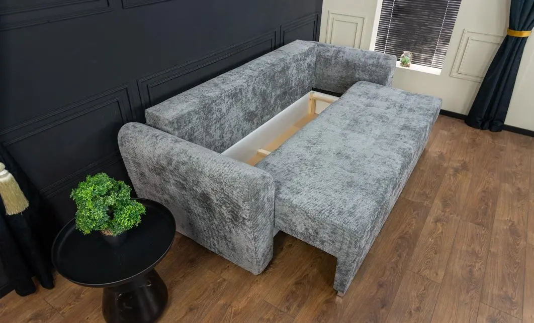 Canapea Extensibilă Lacrima Bonell Mini, Gri închis 9