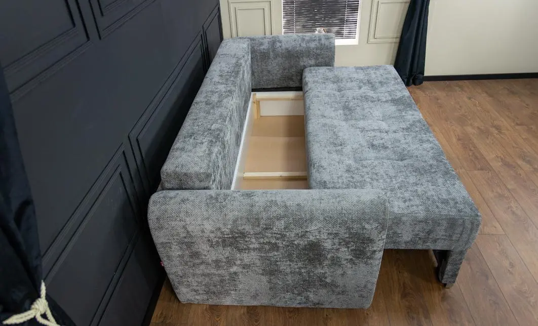 Canapea Extensibilă Lacrima Bonell Mini, Gri închis 10