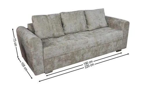 Canapea Extensibilă Lacrima Bonell Max, Maro Deschis