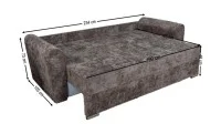 Canapea Extensibilă Lacrima Bonell Max, Maro 5