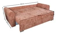 Canapea Extensibilă Lacrima Bonell Max, Cărămiziu 5