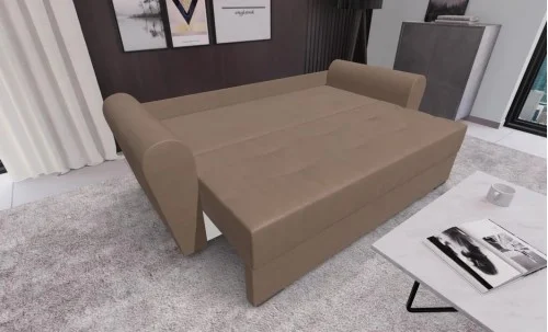 Canapea Extensibila Lacrima Mini, Maro