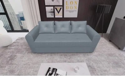 Canapea Extensibila Lacrima Mini, Gri albastrui